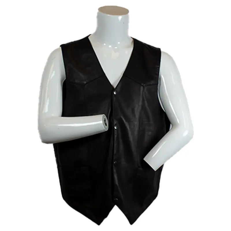BOL Men's Sheepskin Fashion Leather Vest - Velora Luxury Fashion