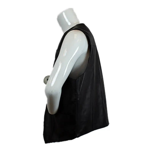 BOL Men's Sheepskin Fashion Leather Vest - Velora Luxury Fashion