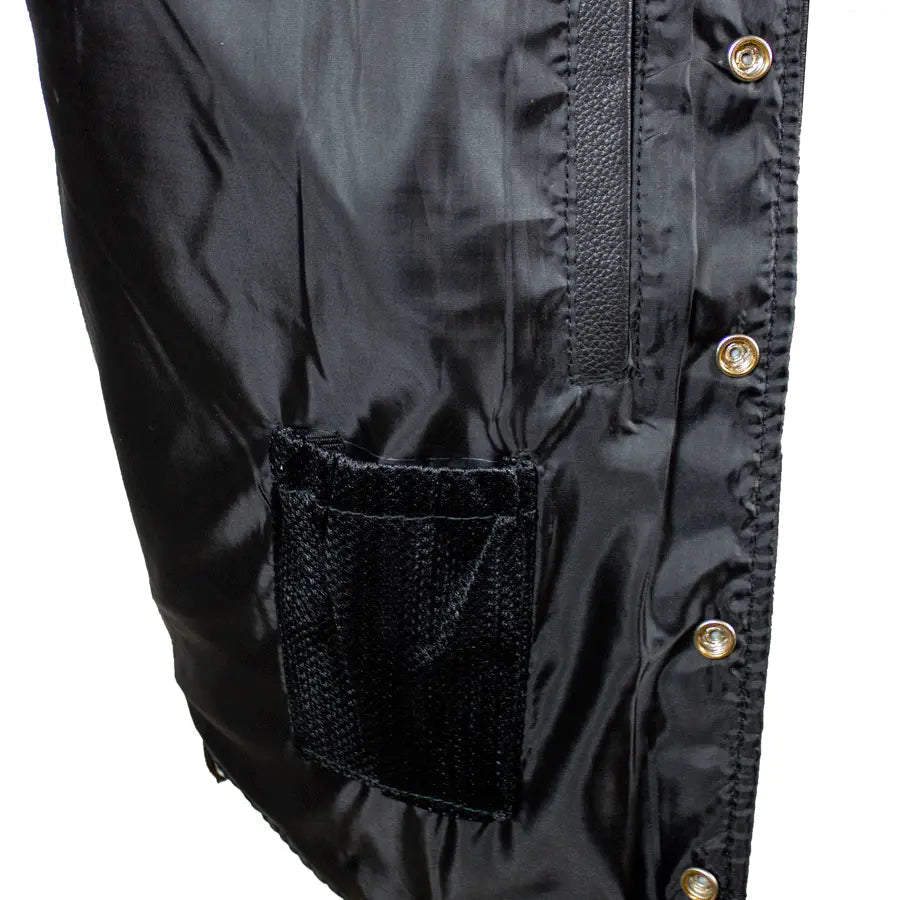BOL Men's Tall Buffalo Leather Vest - Velora Luxury Fashion