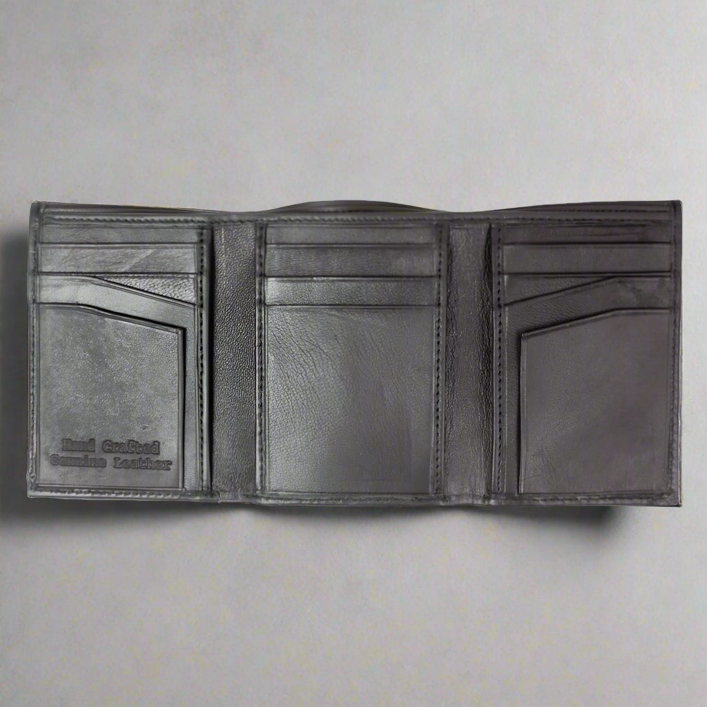 BOL Men's Trifold Leather Wallet - Velora Luxury Fashion