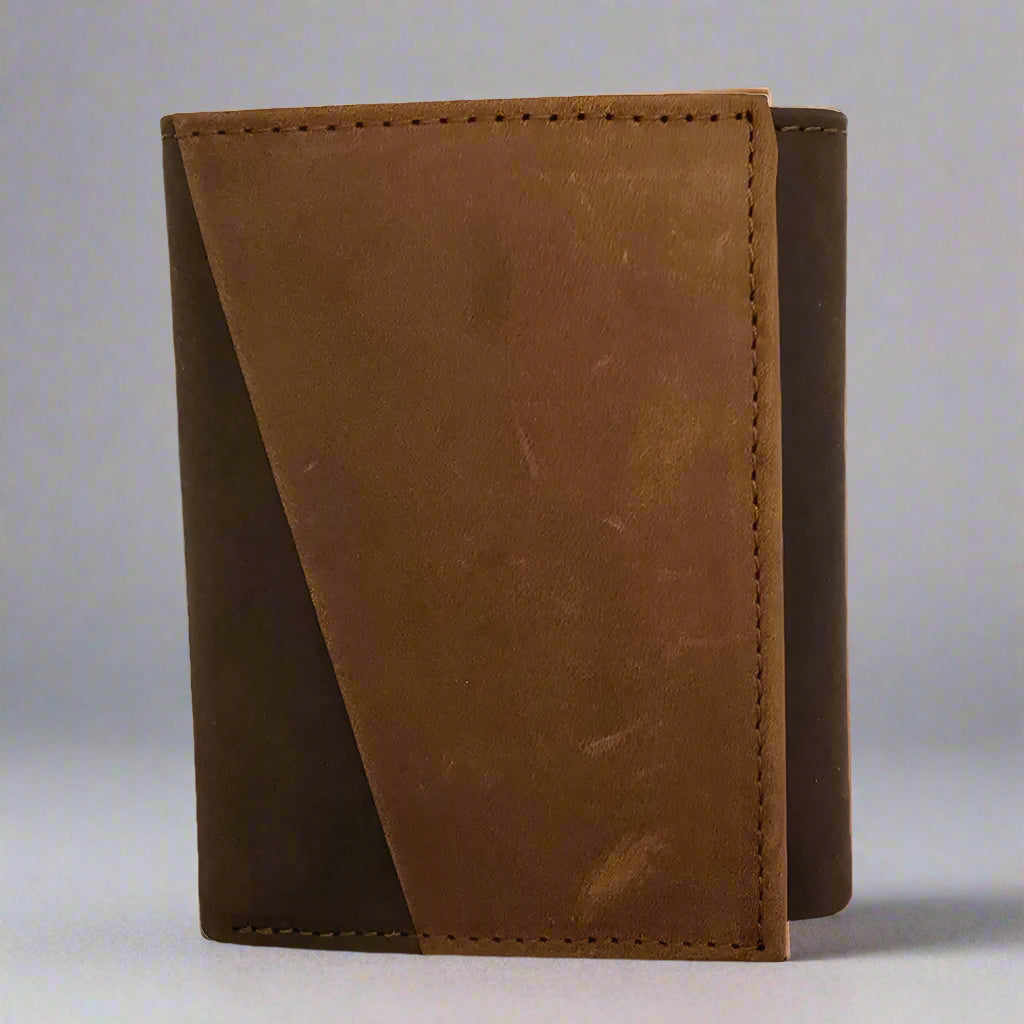 BOL Men's Two-Tone Trifold Leather RFID Wallet - Velora Luxury Fashion