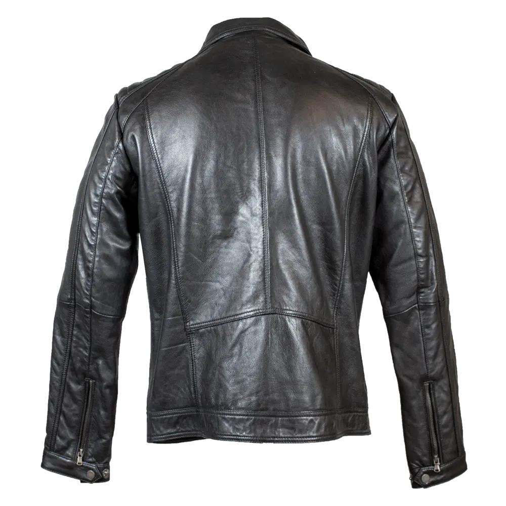BOL Men's Zip Pocket Leather Jacket - Velora Luxury Fashion