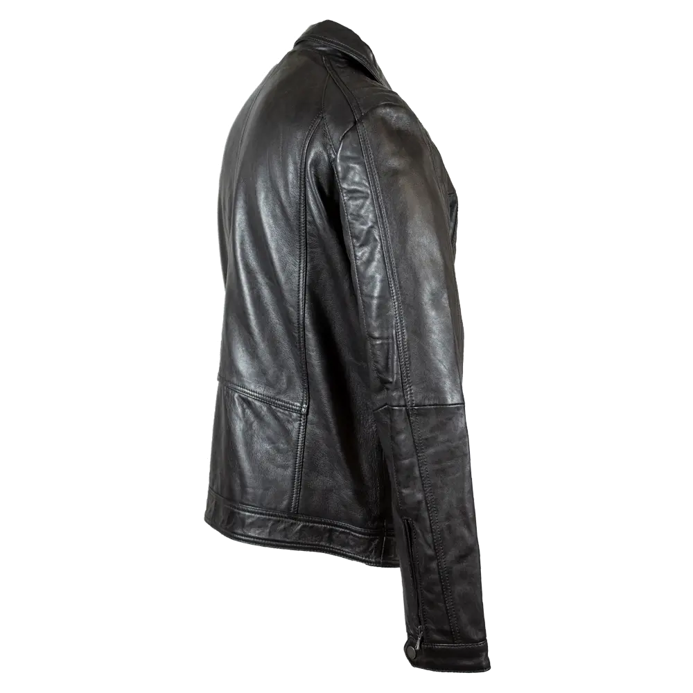 BOL Men's Zip Pocket Leather Jacket - Velora Luxury Fashion