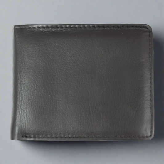 BOL Men's Billfold Flip Up Leather Wallet Boutique of Leathers/Open Road