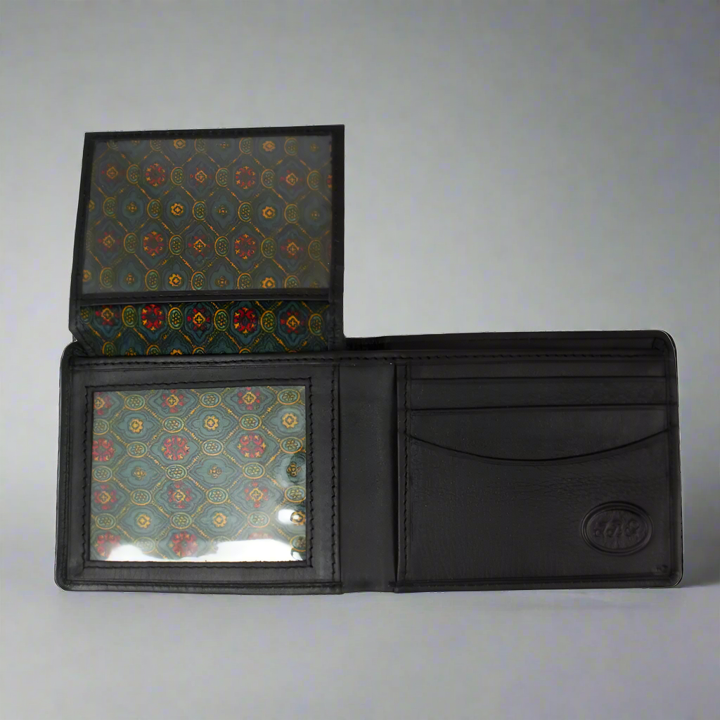 BOL Men's Billfold Flip Up Leather Wallet Boutique of Leathers/Open Road