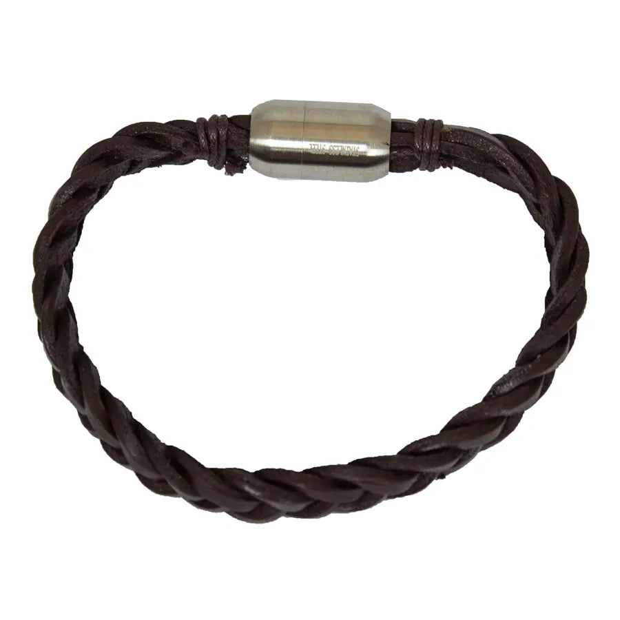BOL Men's Leather Braided Bracelet Boutique of Leathers/Open Road
