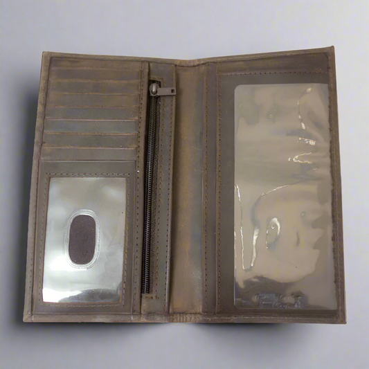 BOL Men's RFID Leather Upright Bifold Wallet Boutique of Leathers/Open Road