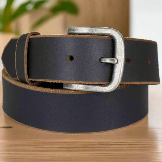 BOL Men's Removable Buckle Oil Pull Leather Belt Boutique of Leathers/Open Road