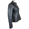 BOL Women's Basket Weave Accent Leather Jacket - Velora Luxury Fashion