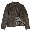 BOL Women's Basket Weave Accent Leather Jacket - Velora Luxury Fashion