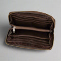 BOL Women's Basket Weave Zip-Around Clutch Wallet - Velora Luxury Fashion