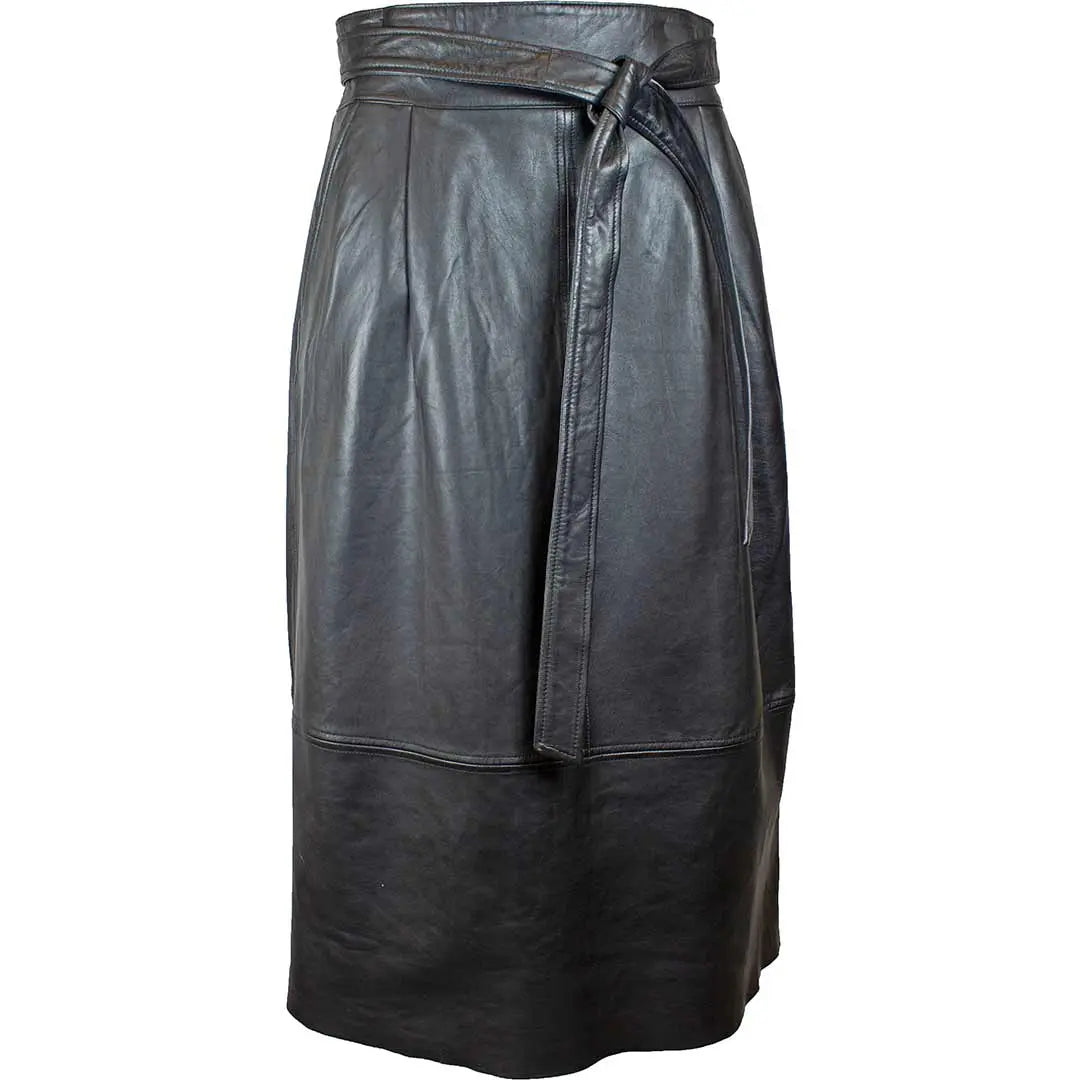 BOL Women's Brit Leather Flair Skirt - Velora Luxury Fashion