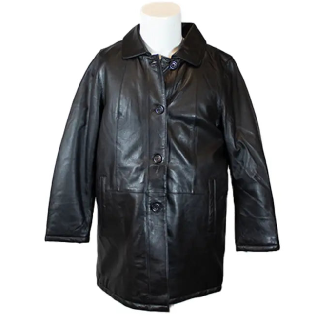 BOL Women's Button Up Leather Jacket - Velora Luxury Fashion