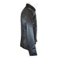 BOL Women's Classic Black Zippered Motorcycle Style Fashion Sheepskin Leather Jacket - Velora Luxury Fashion