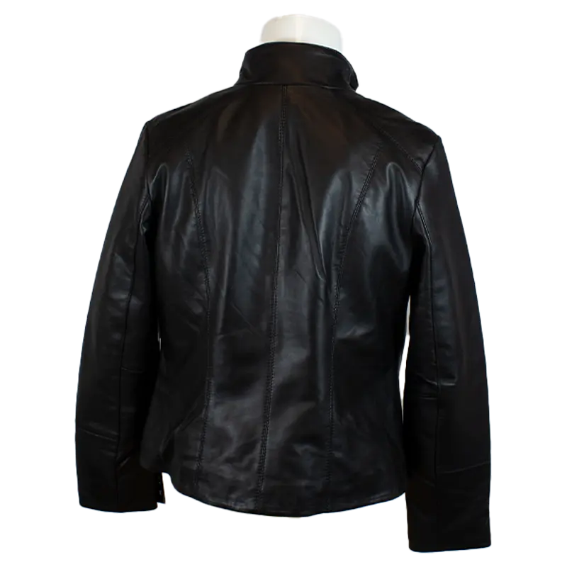 BOL Women's Classic Leather Jacket - Velora Luxury Fashion