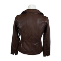 BOL Women's Classic Open Collar Leather Jacket - Velora Luxury Fashion