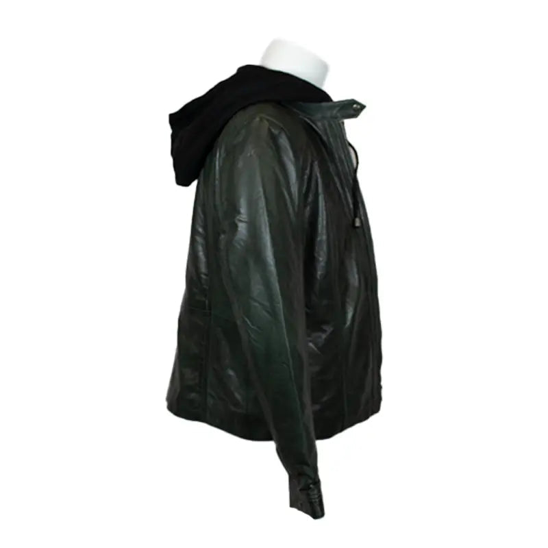 BOL Women's Detachable Hooded Leather Jacket - Velora Luxury Fashion
