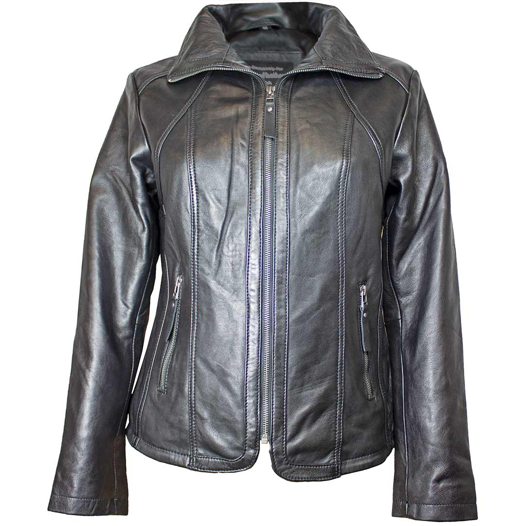 BOL Women's Grace Leather Jacket - Velora Luxury Fashion