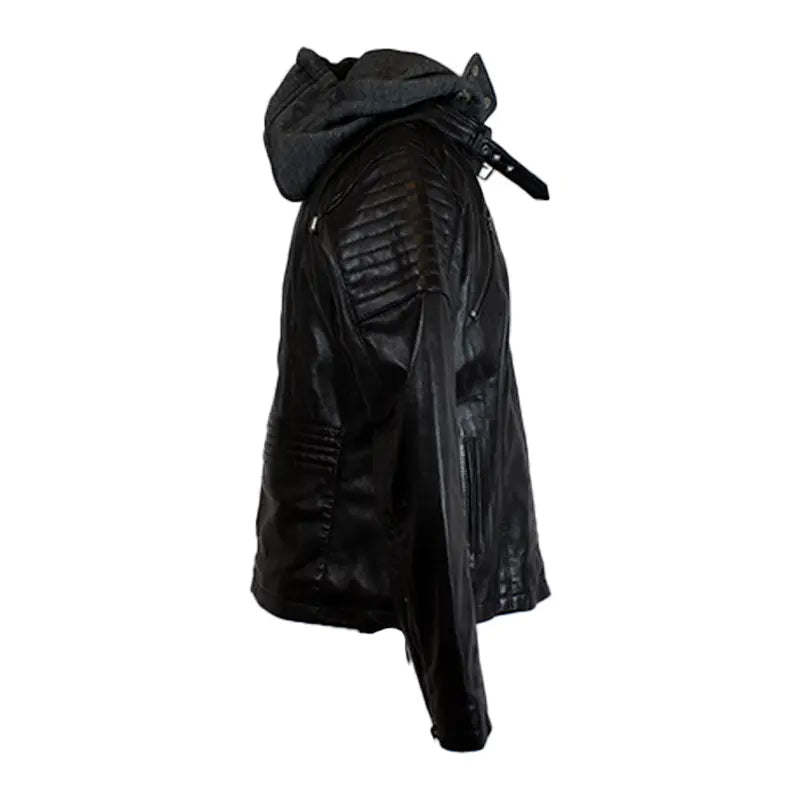 BOL Women's Hooded Leather Jacket - Velora Luxury Fashion