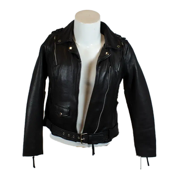BOL Women's Leather Biker Jacket with Adjustable Belt - Velora Luxury Fashion