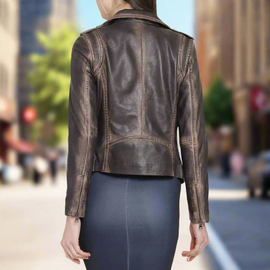 BOL Women's Marya Lambskin Leather Jacket - Velora Luxury Fashion