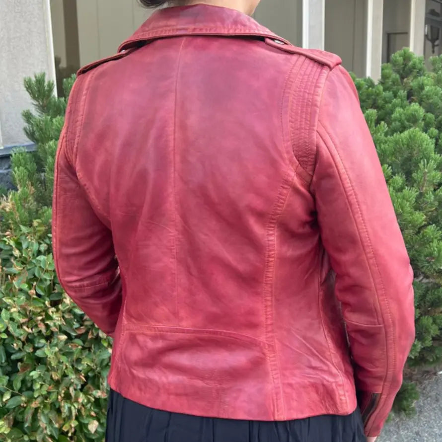 BOL Women's Marya Lambskin Leather Jacket - Velora Luxury Fashion