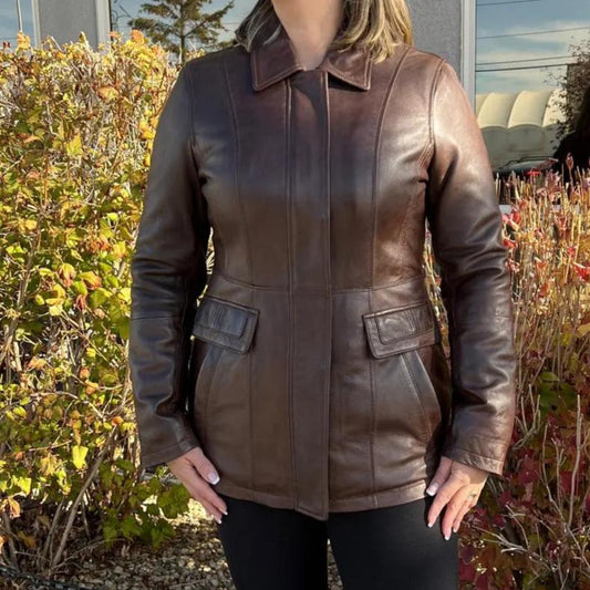 BOL Women's Princess Cut Leather Jacket - Velora Luxury Fashion