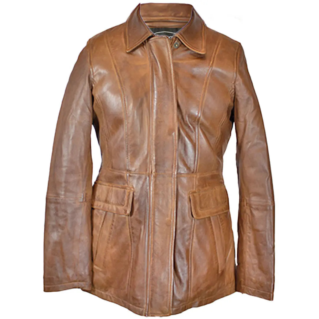 BOL Women's Princess Cut Leather Jacket - Velora Luxury Fashion