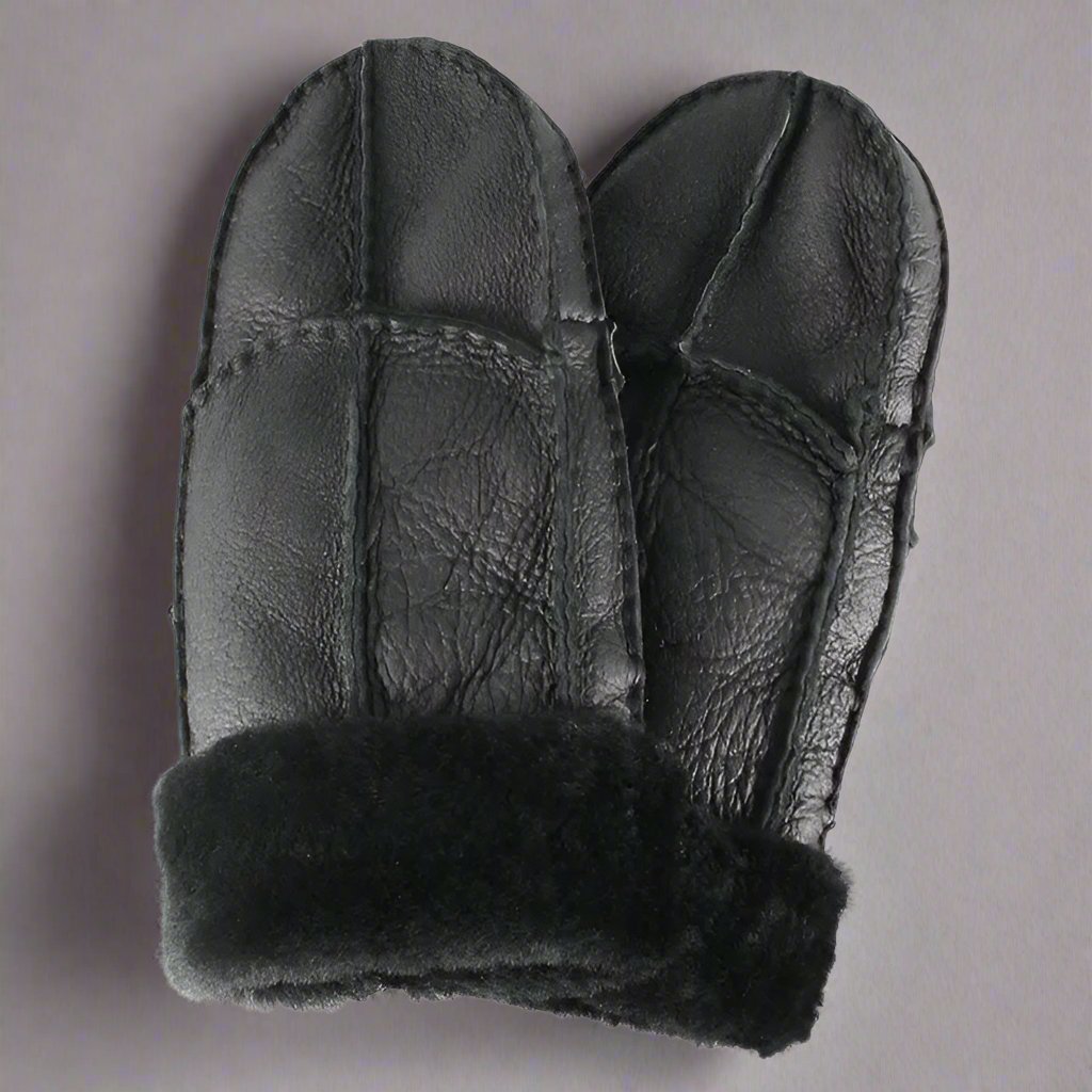 BOL Women's Shearling Leather Mittens - Velora Luxury Fashion
