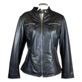 BOL Women's Zip Pocket Leather Jacket - Velora Luxury Fashion