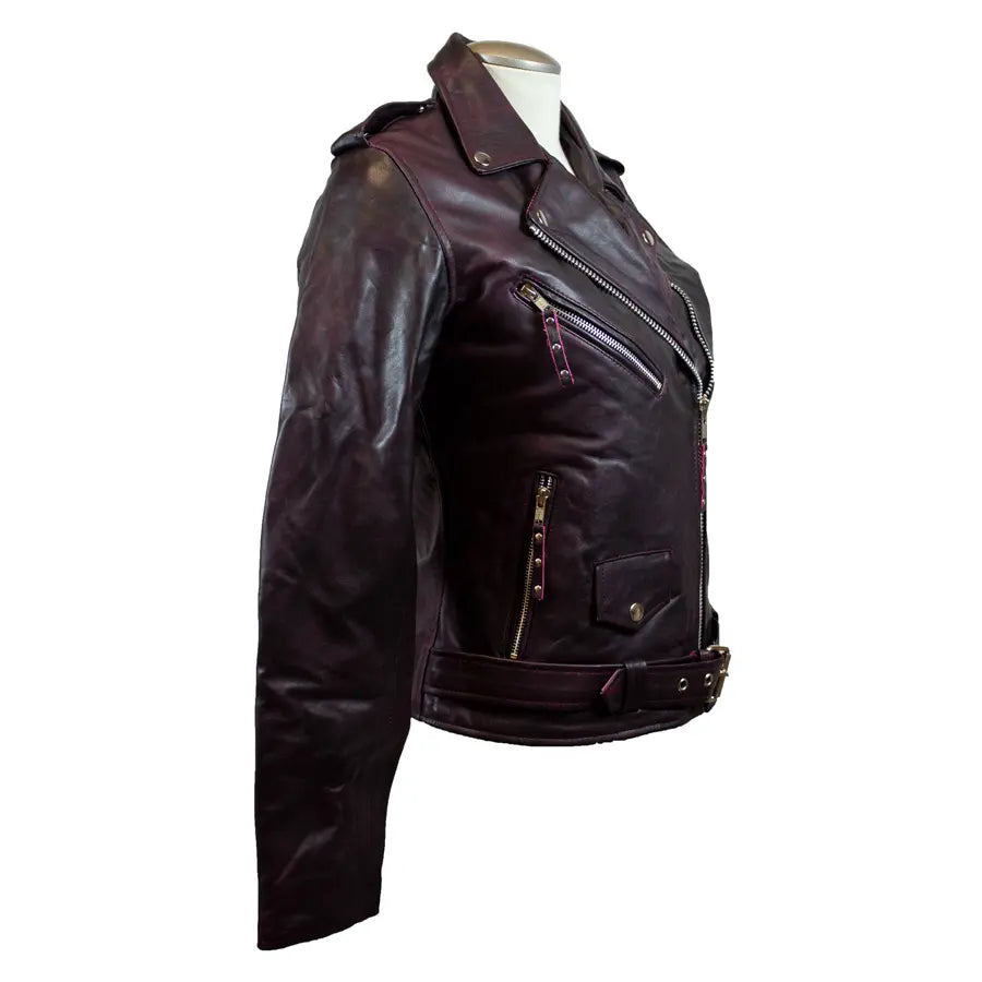 BOL Women's Biker Style Leather Jacket Boutique of Leathers/Open Road