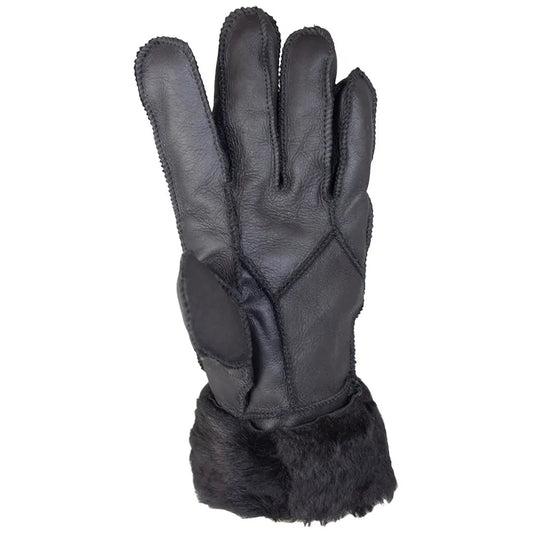 BOL Women's Black Hand Stitched Merino Sheepskin Gloves Boutique of Leathers/Open Road
