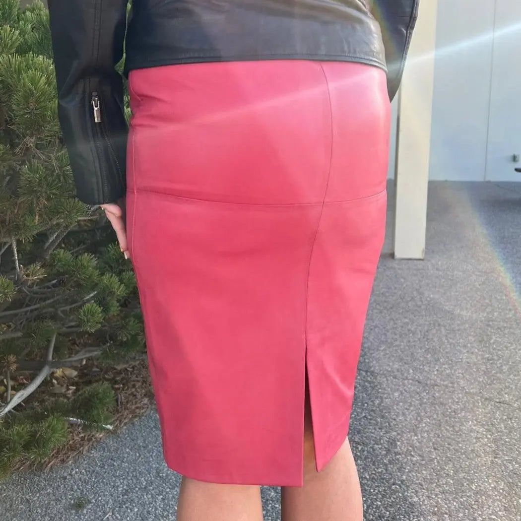 BOL Women's Dawn Leather Pencil Skirt Boutique of Leathers/Open Road