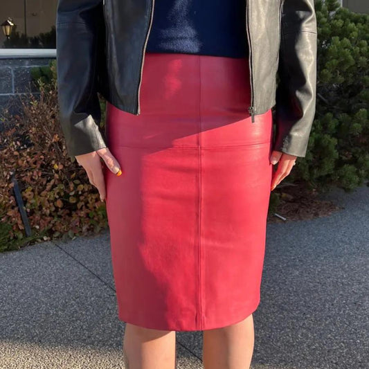 BOL Women's Dawn Leather Pencil Skirt Boutique of Leathers/Open Road