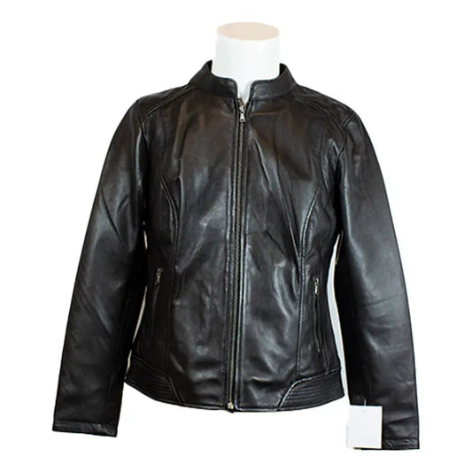 BOL Women's Waxed Sheep Leather Jacket Boutique of Leathers/Open Road