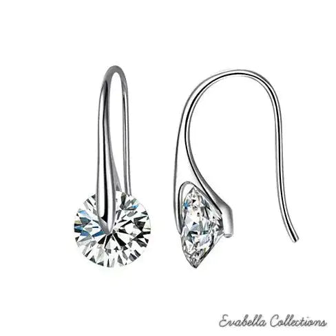 BOUTIQUE DIAMONDS - Charming Swarovski Drop Earrings - Velora Luxury Fashion