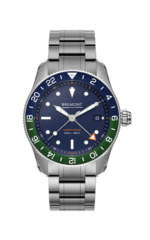 Bremont S302 Blue/Green Watch S302-BLGN-B - Velora