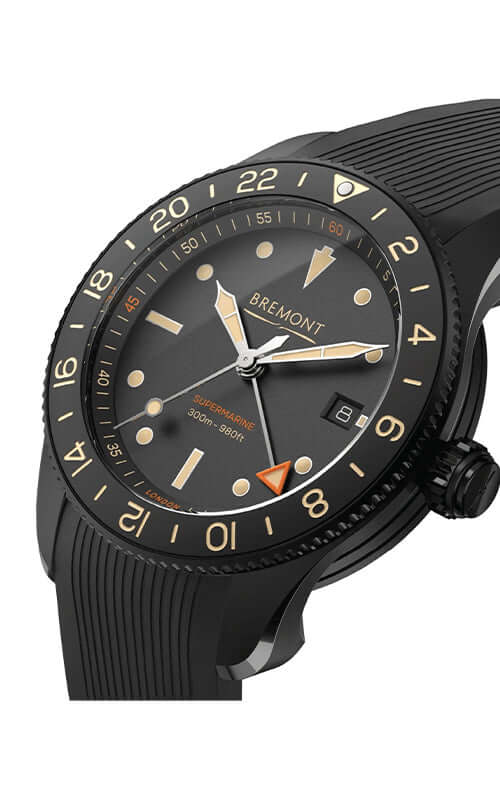 Bremont S302 JET GMT Watch S302-JET-R-S - Velora