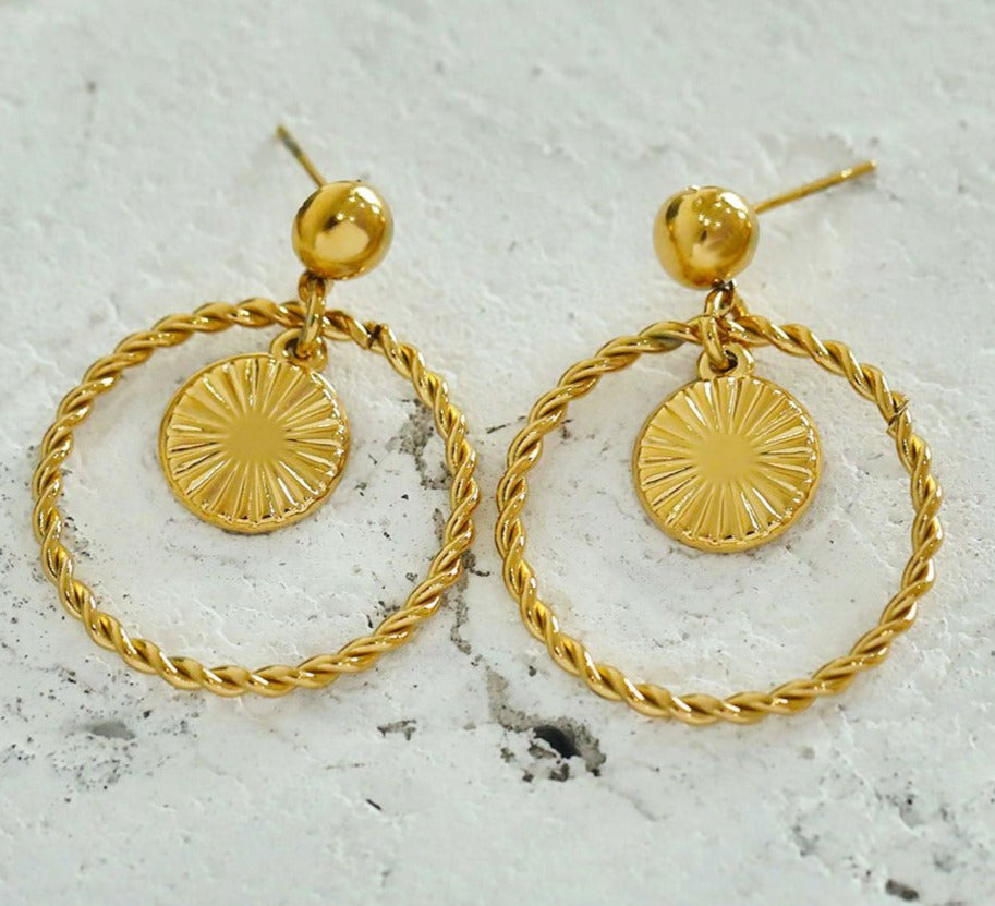 BROOKLYN Hoop Earrings - Velora Luxury Fashion