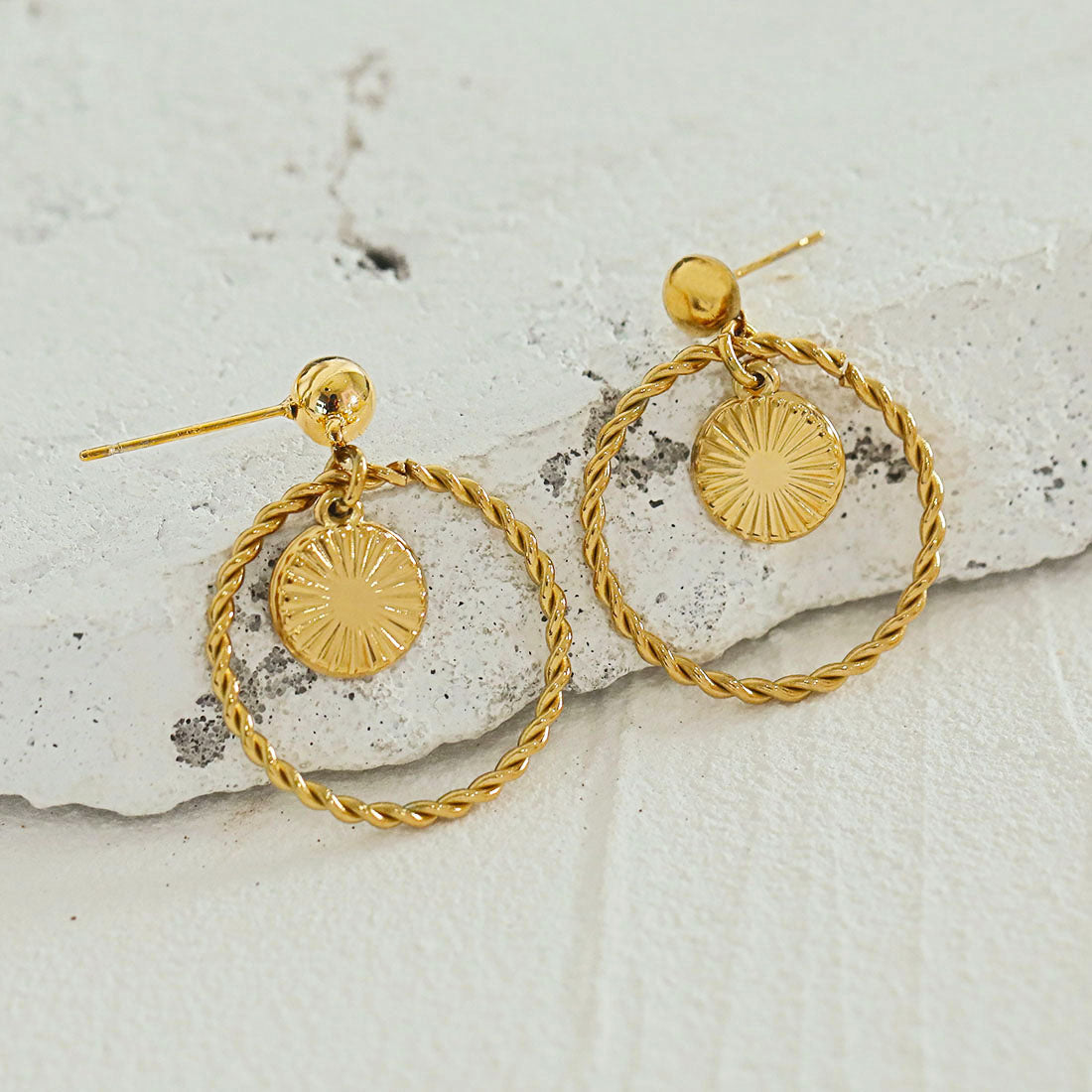 BROOKLYN Hoop Earrings - Velora Luxury Fashion
