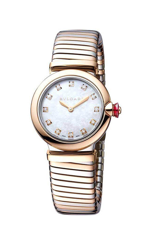 Bulgari Lvcea Tubogas Ladies Quartz Watch 102952 - Velora