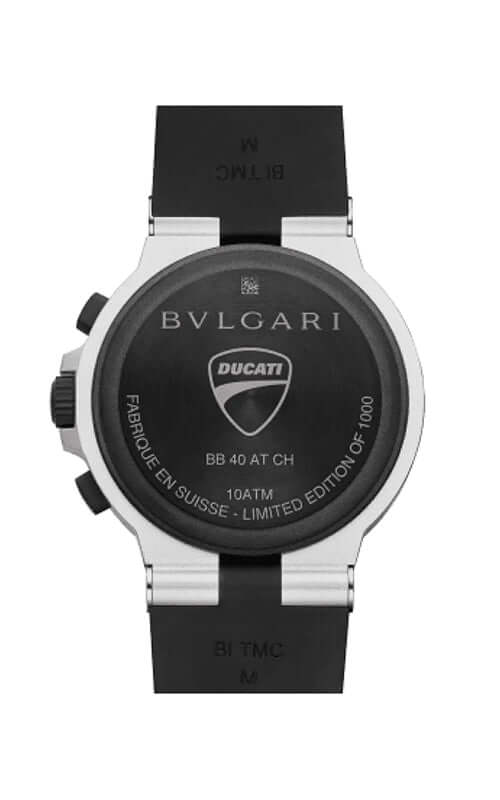 Bulgari “Ducati Special Edition” 40mm Aluminium Watch 103701 - Velora