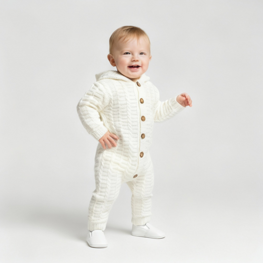 Baby Hood Newborn Overall Set - Velora Luxury Fashion