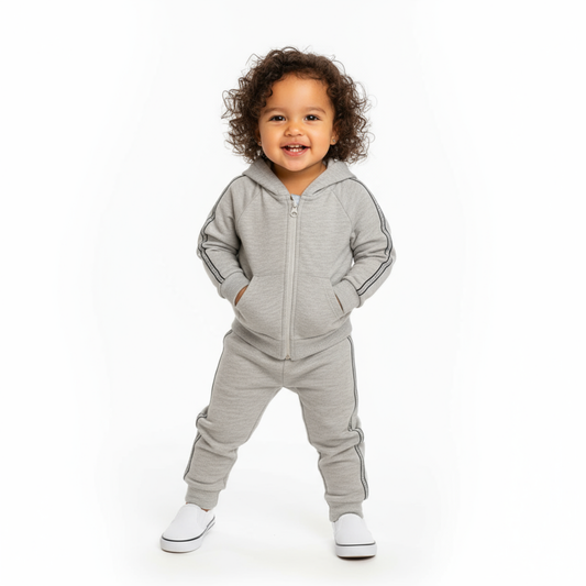 Baby Hoodie Casual Set - Velora Luxury Fashion