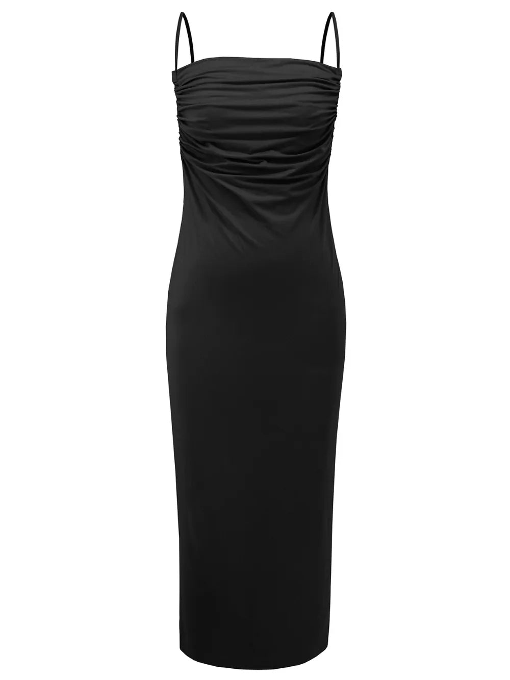 Backless Cowl Neck Sleeveless Cami Dress - Velora Luxury Fashion