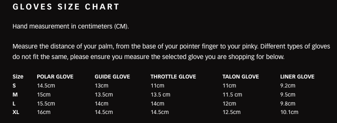 Baffin Talon Gloves Unisex Small - Velora Luxury Fashion