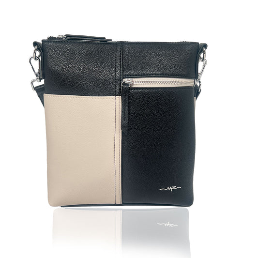 Barrie Two-Tone Crossbody Bag