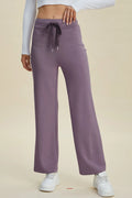 Basic Bae Full Size Air Scuba Drawstring Wide Leg Pants - Velora Luxury Fashion