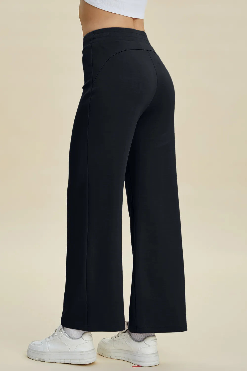 Basic Bae Full Size Air Scuba Drawstring Wide Leg Pants - Velora Luxury Fashion
