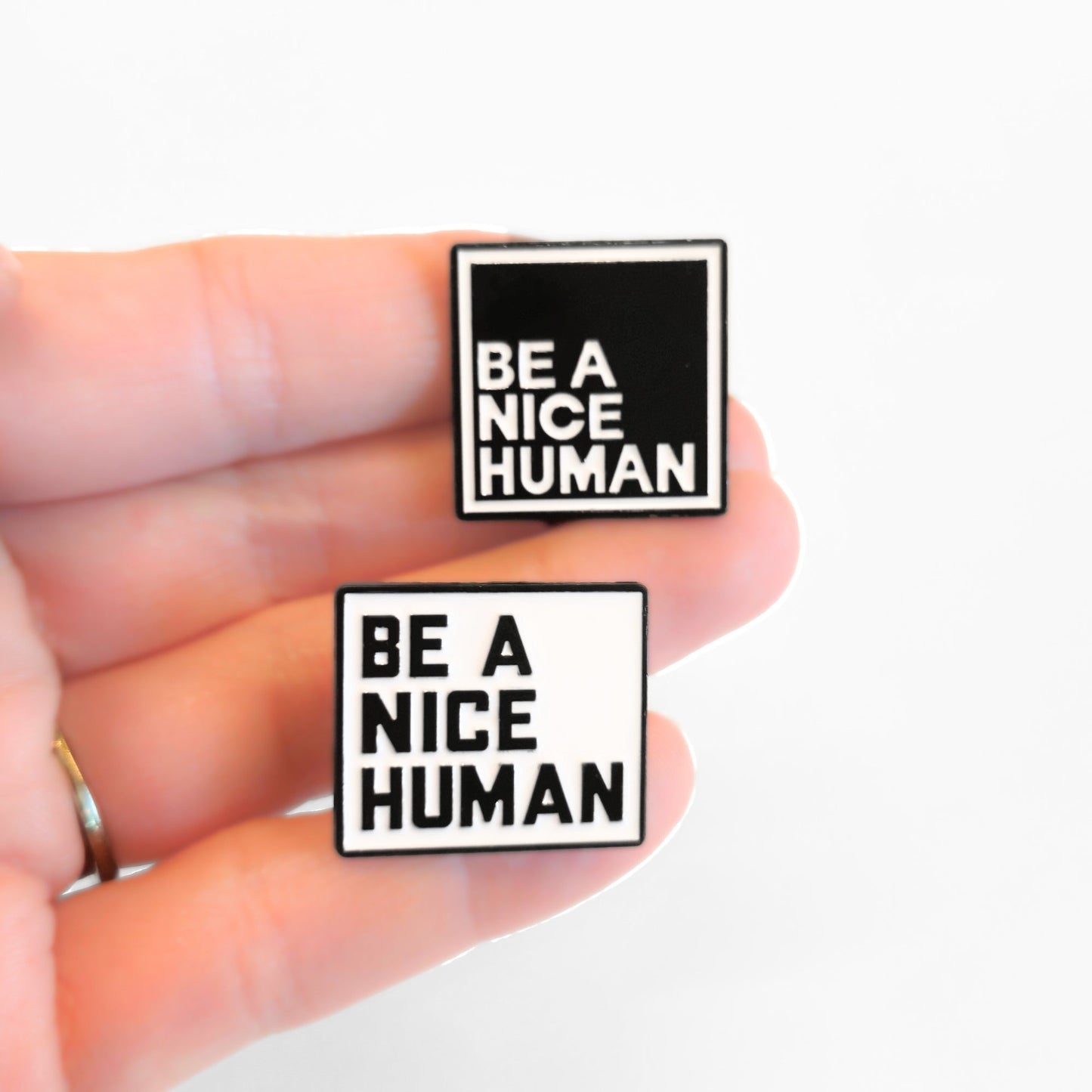 Be a Nice Human | Collectible Pin - Velora Luxury Fashion